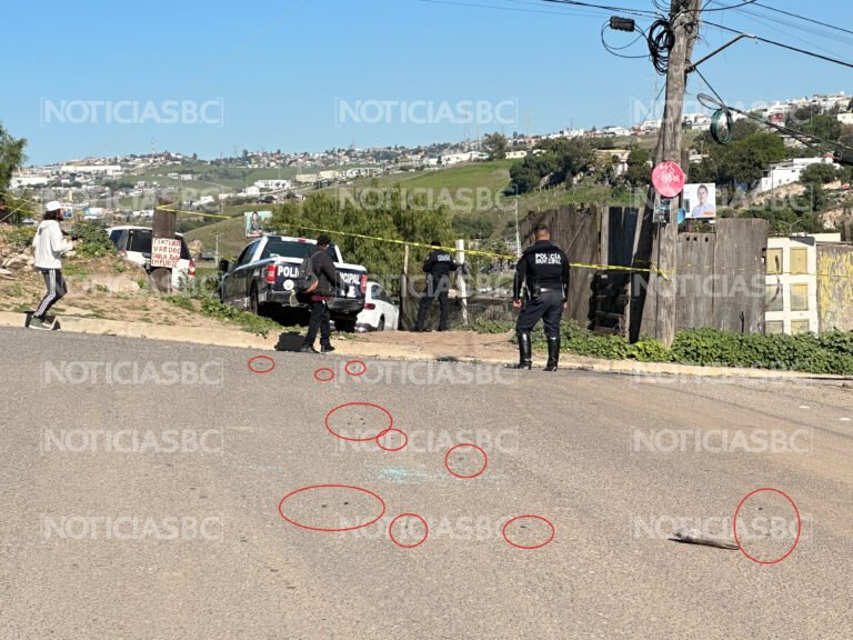 Disparan en contra de hombre en rampa rumbo a Col. Aztlan en Rosarito