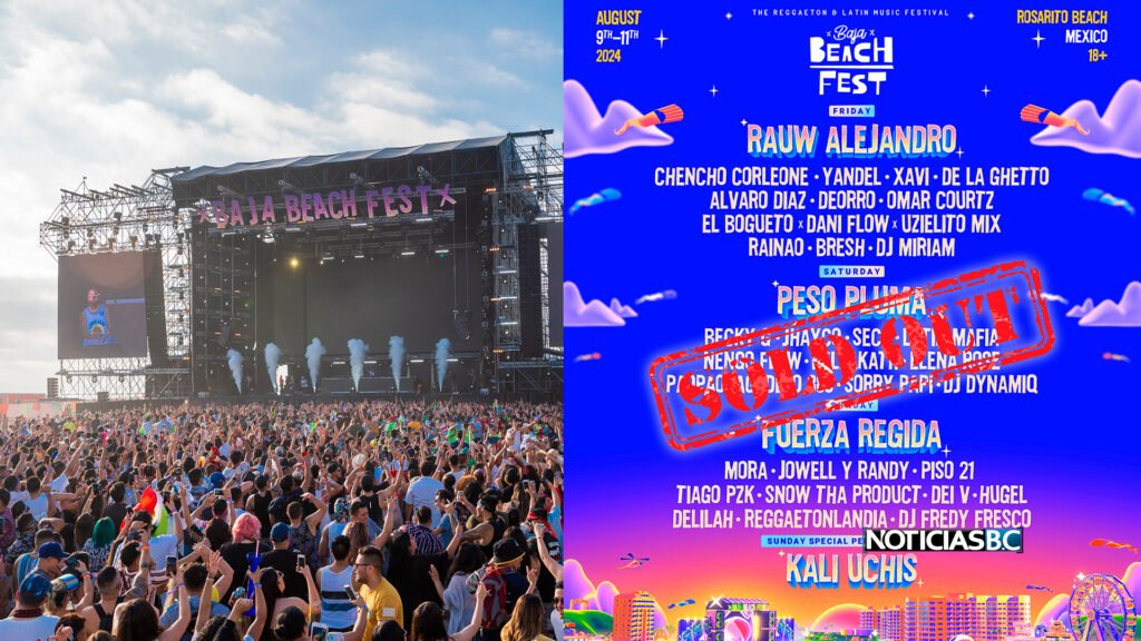 Baja Beach Fest reporta Sold Out para este 2024 en Rosarito